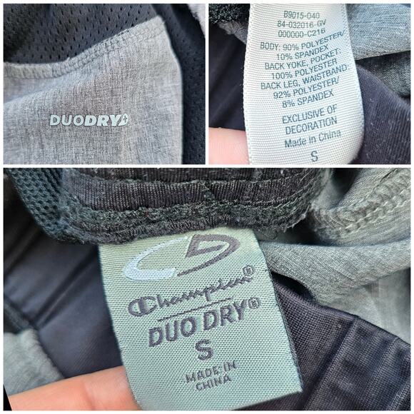 2 Pair Men's Shorts Size Small Goodfellow Swim Trunks Black Champion Gym Gray - Picture 4 of 7